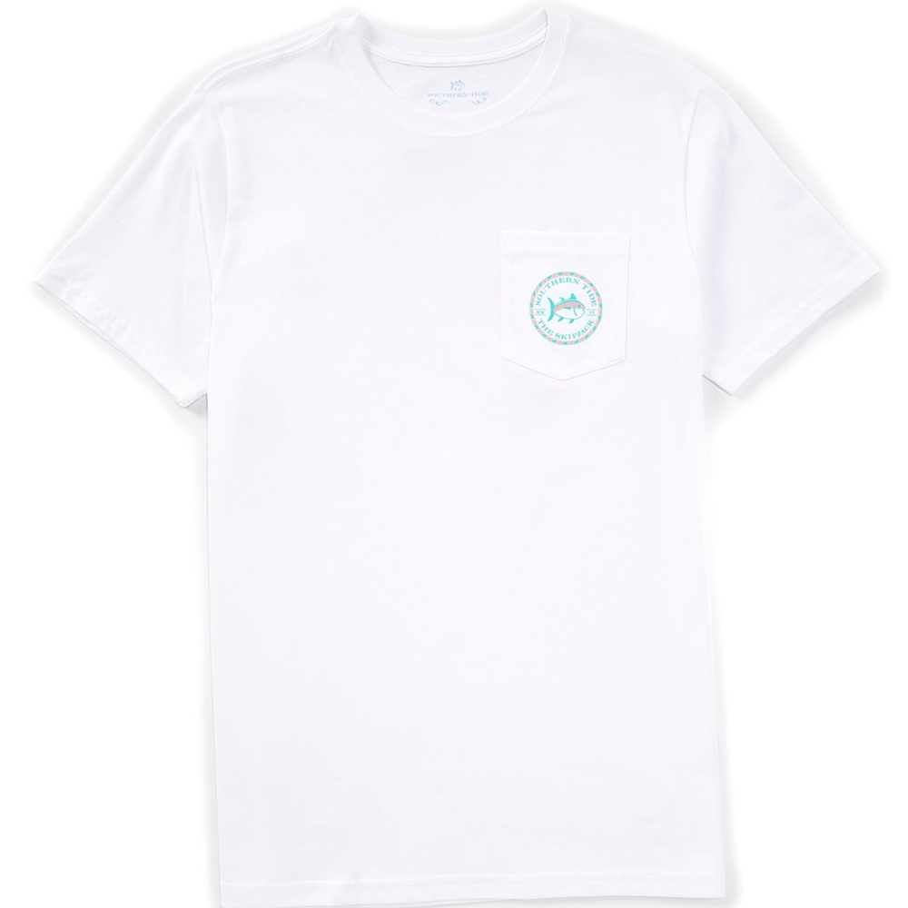 Pink and mint green southern tide t shirt